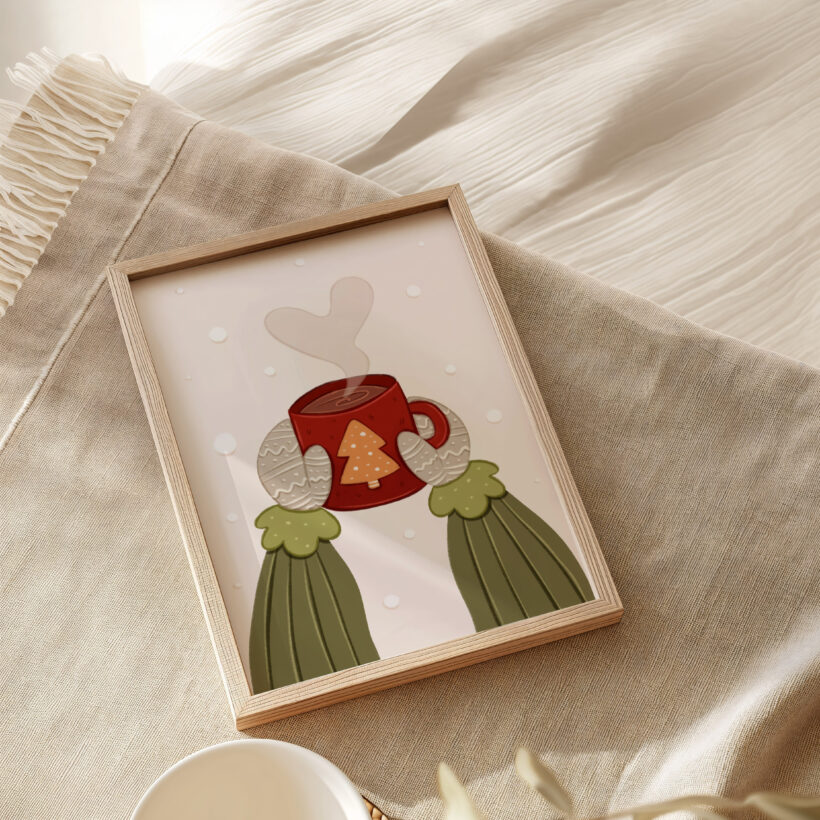 przytulne i ciepłe plakaty zimowe i świąteczne z polski